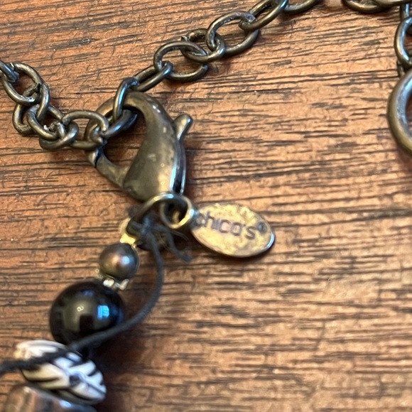 Nicole Miller Chico’s Set 3 Necklaces Animal Print Black Gold Iris Apfel Vibes - Picture 8 of 8